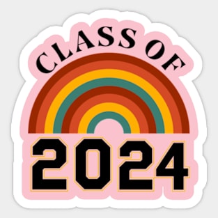 Class of 2024 Senior Graduation Gifts Funny Graduate 2024 T-Shirt Sticker